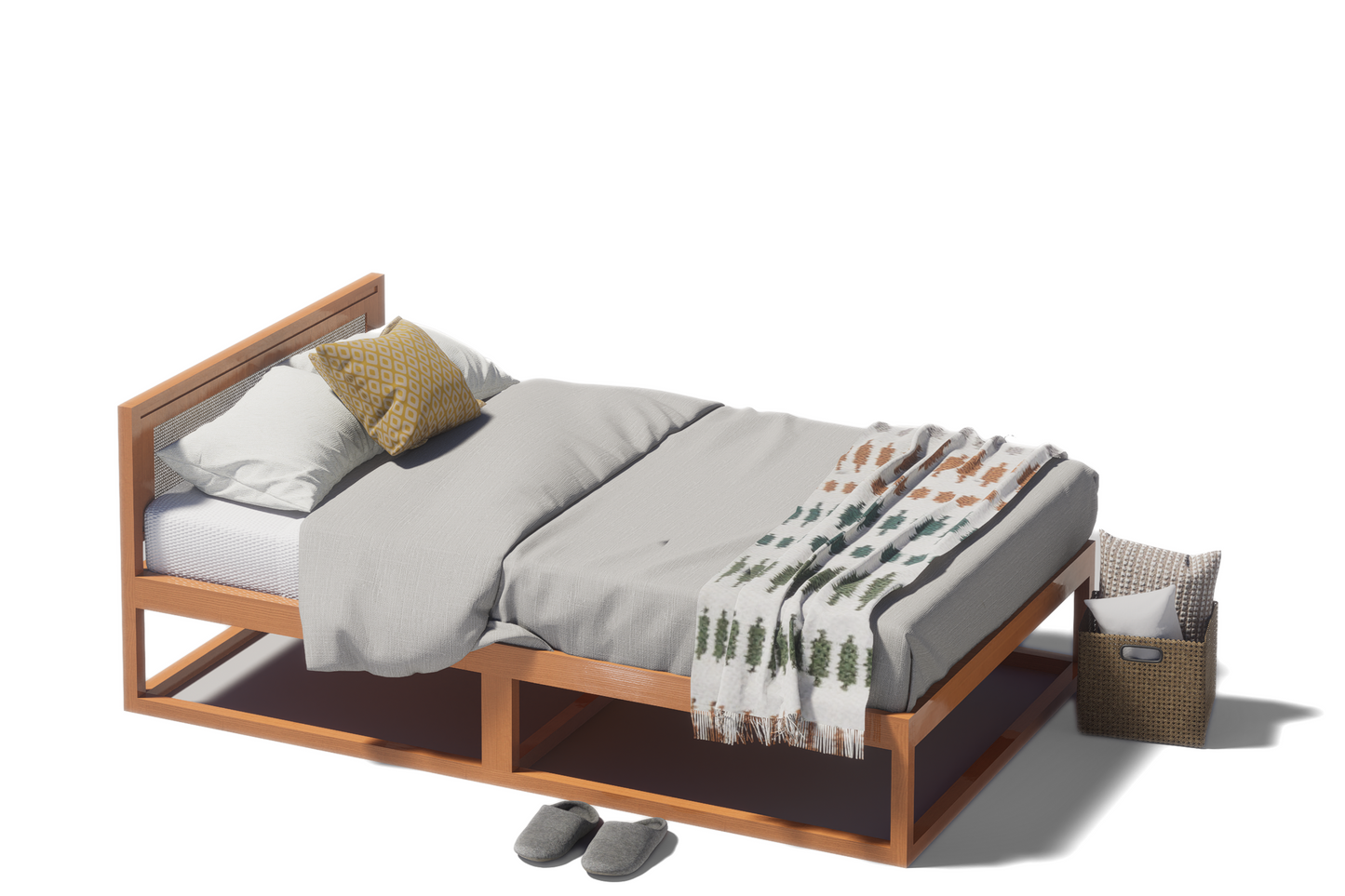 Bedroom Upgrade (desk, katre double bed, shelf)