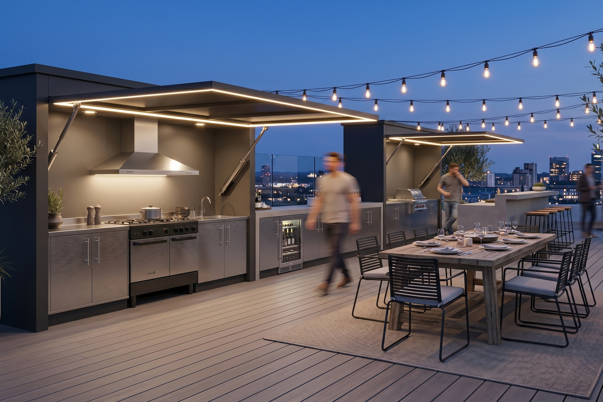 Stainless Kitchen Pod