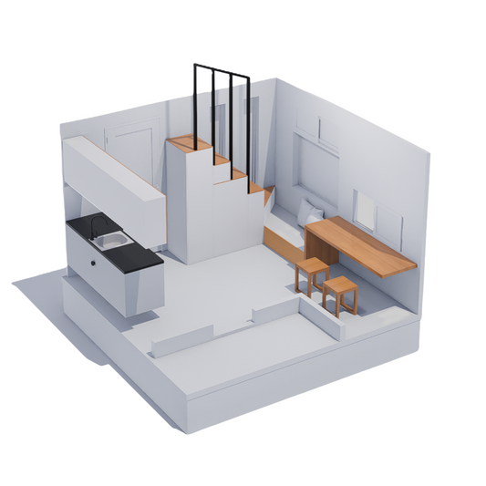 Suite Furniture Upgrade  (Home Office/Dining Furniture, Living Nook Furniture, Storage Furniture and Kitchen Cabinetry)